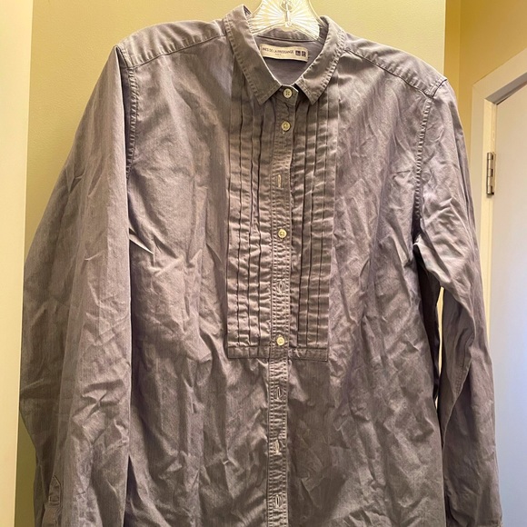 Womens uniqlo ines de la fressange button down shirt - Picture 1 of 4